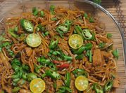 Gambar mee goreng ayam mamak