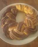 Rosca de Pascua rellena y trenzada!
