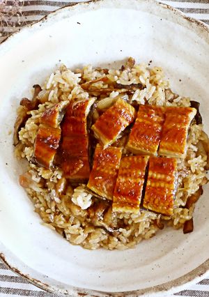 鰻魚米糕 的食譜成品照片