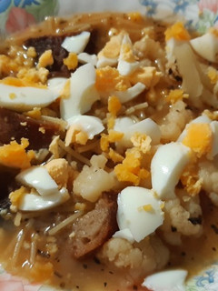 Una foto de Sopa de coliflor