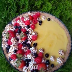 A picture of Vegan Lemon Curd/Pie Filling.