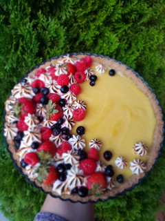 A picture of Vegan Lemon Curd/Pie Filling.