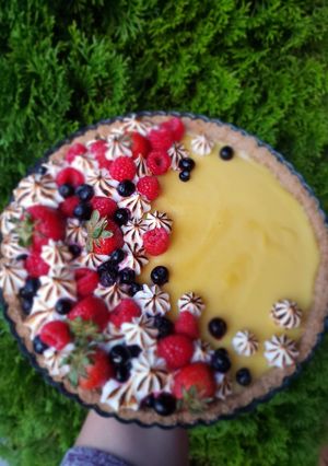 A picture of Vegan Lemon Curd/Pie Filling.