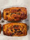 Banana Protein Choc. Chip Bread/Muffins - Low Carb (3.6 NET carbs per serving) Great for pre-workout