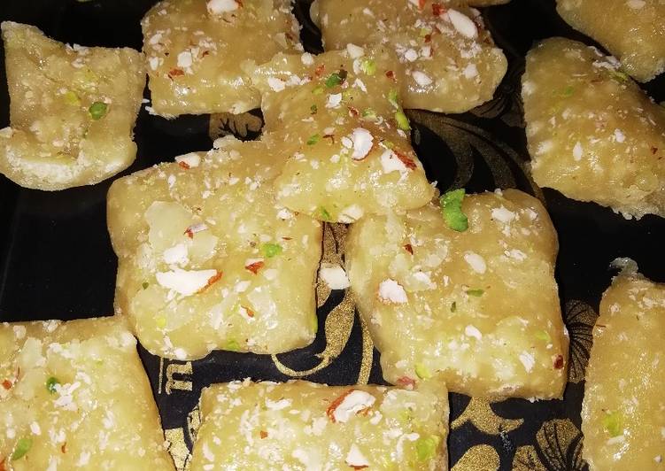 Recipe of Ultimate Maida burfi