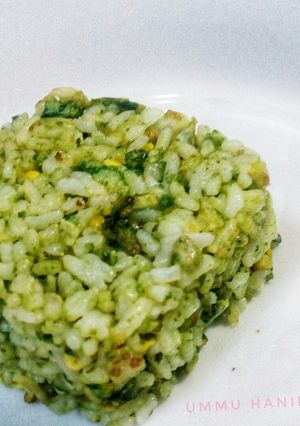 Foto resep Nasi Goreng Bayam