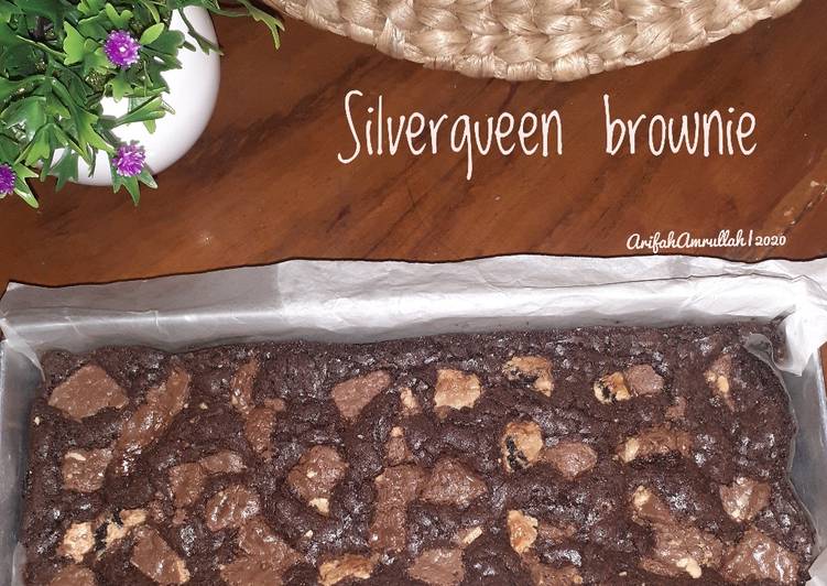 Langkah Mudah untuk Membuat Silverqueen Brownie, Lezat