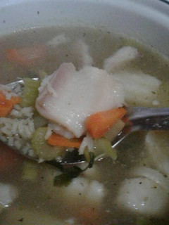 Una foto de Caldo de pescado