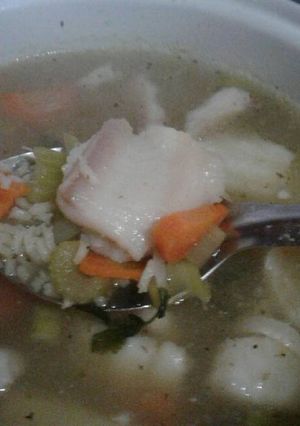 Una foto de Caldo de pescado
