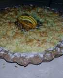 Tarta de naranjas y masa base de harina integral y cacao🍊🍊🍫🍫