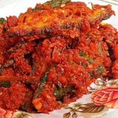 A picture of Bittergourd Masala.