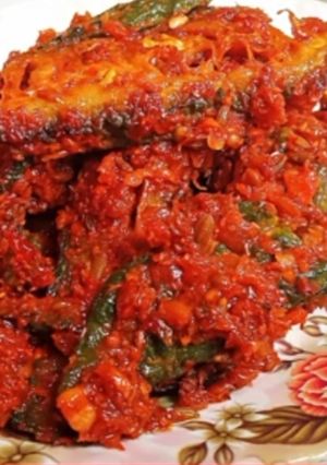 A picture of Bittergourd Masala.
