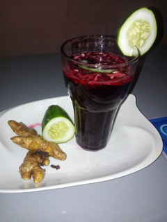 A picture of Zobo drinks.