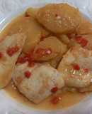 244. Merluza con patatas al moscatel