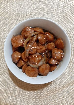Foto resep Bakso Teriyaki