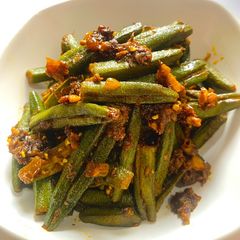 Bharwaa Bhindi/Okra A picture of Bharwaa Bhindi/Okra.