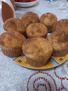Fahéjas fánk muffin recept fotója