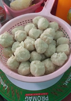 Foto resep Bakso daging ayam tanpa baking powder