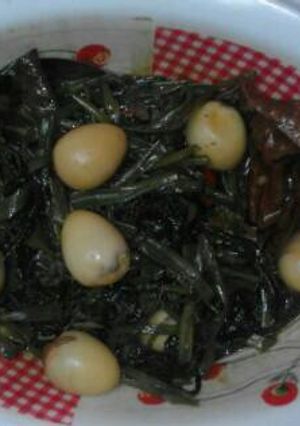 Foto resep Tumis kangkung telor puyuh
