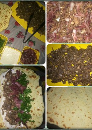 صورة لوصفة شاورما الدجاج