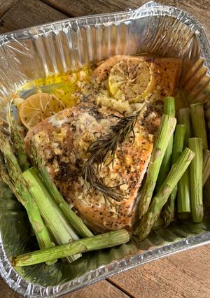Foto resep Salmon Lemon Garlic Butter