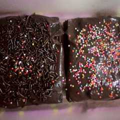 รูปของ Steamed Eggless Choco Cake