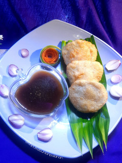 Foto resep 11. Pempek nasi teri isi telur puyuh