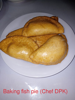 A picture of Baking fish pie.