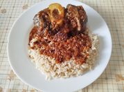 Una foto de ossobuco de ternera la milanesa