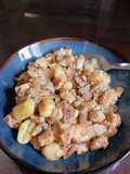Gnocchis con pollo