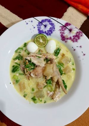 Foto resep Soto ayam, kikiL kuah susu enakk