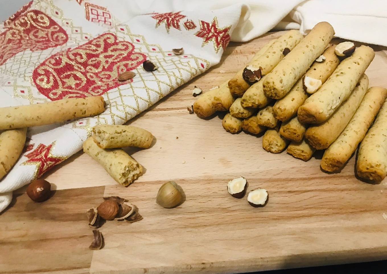 Biscuits aux sésames et noisettes