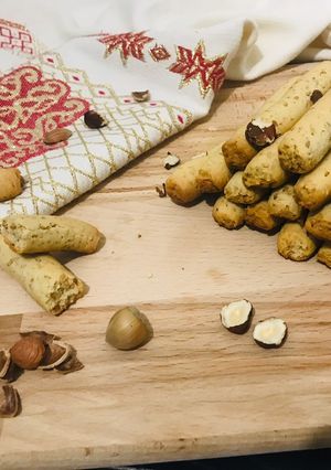 Une photo de Biscuits aux sésames et noisettes