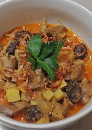 Foto resep Sambal goreng santan