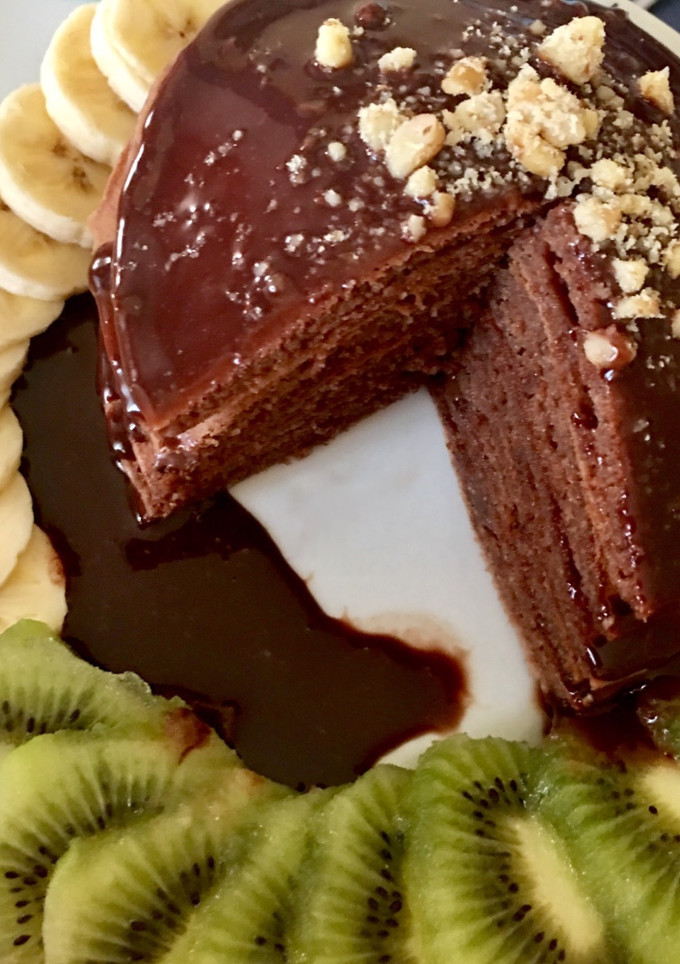 Una foto de Pancakes de nutella 🥞🍫