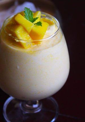 A picture of Mango Mousse (eggless).