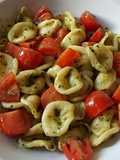 Orecchiette with Basil Pesto and Cherry Tomatoes