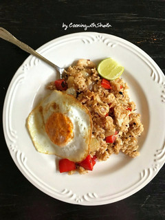Foto resep Nam Prik Pao Chicken Fried Rice