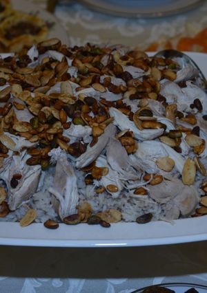 صورة لوصفة رز على دجاج