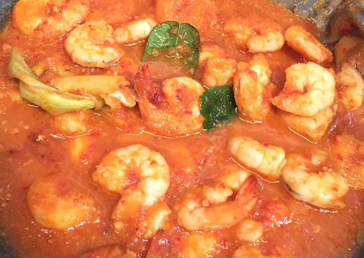 Resep UDANG BALADO PEDASSS Oyeee🤤 yang Menggugah Selera