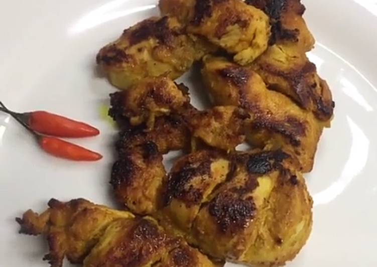 Homemade chicken tandouri iftar special