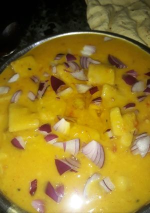 A picture of Gujarati Dal Dhokli.