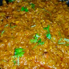 A picture of Baingan Bharta.