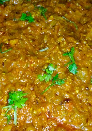 A picture of Baingan Bharta.