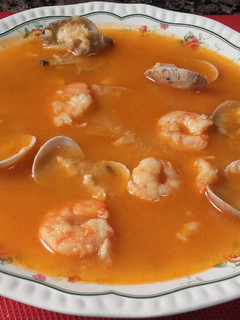 Una foto de Sopa de marisco