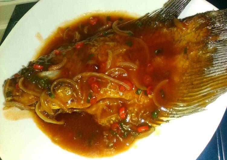 Bahan Meracik Gurame Saus Tiram Mudah