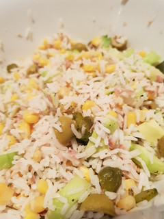 Una foto de Ensalada de arroz rápida y sencilla
