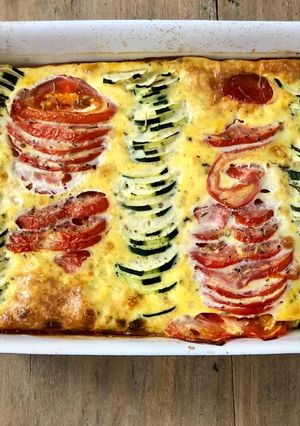 A picture of Zucchini and Tomato Gratin.