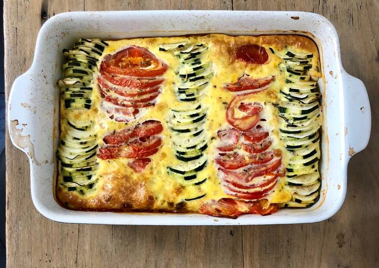 Comment Cuisiner Gratin de courgettes et tomates