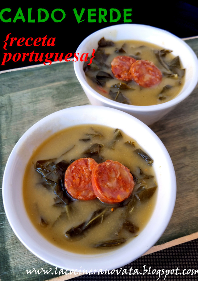 Una foto de Caldo verde {receta portuguesa}